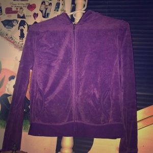 Purple jogging jacket